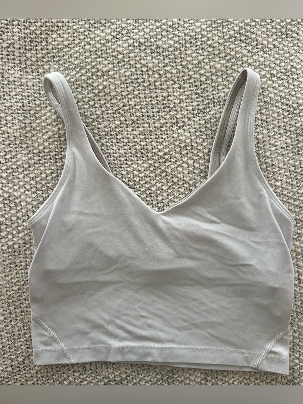 lululemon athletica V-Neck Tank Top in White